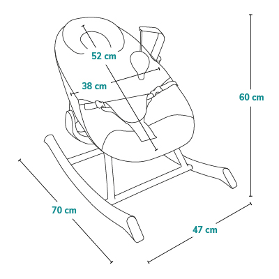 Lionelo Dalia Rocker – Babywippe