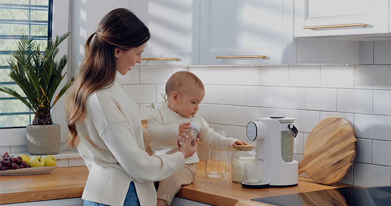 Lionelo Babypresto White Natural — Milchmaschine