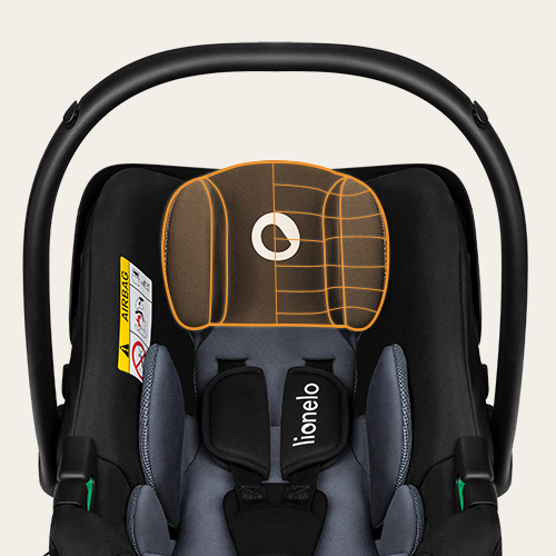 lionelo Astrid i-Size Black Grey — Kindersitz