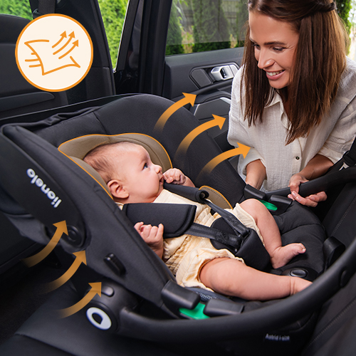 lionelo Astrid i-Size Beige Sand — Kindersitz