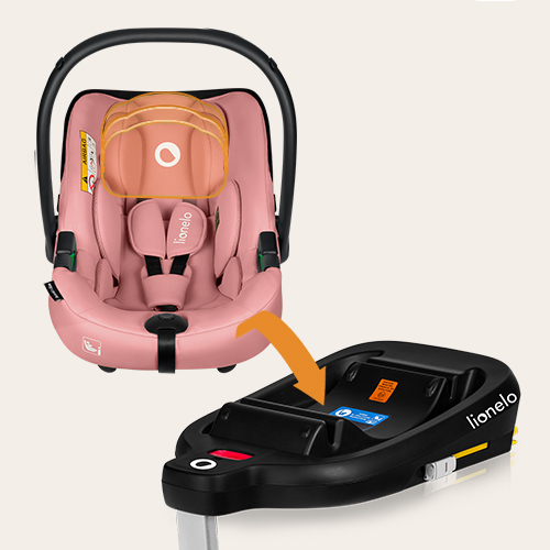 lionelo Astrid i-Size Pink Coral — Kindersitz