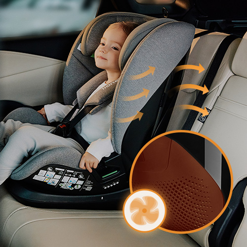 lionelo Lavender i-Size Black Carbon — Kindersitz