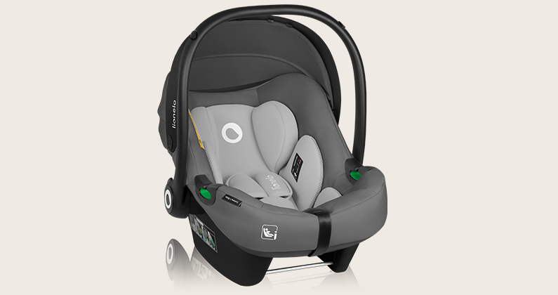 Lionelo Lemmy i-Size Grey — Kindersitz