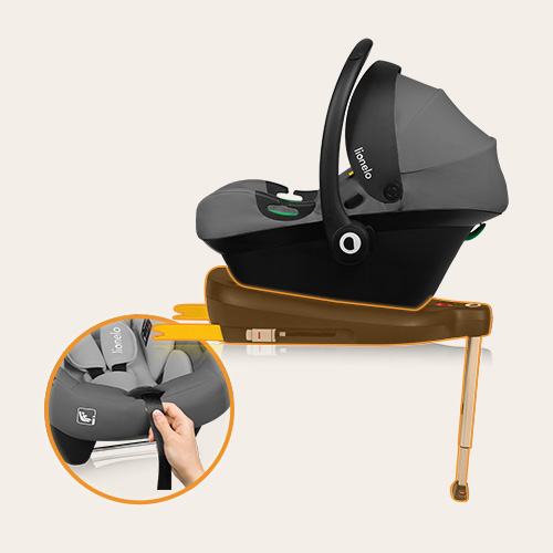 Lionelo Lemmy i-Size Grey — Kindersitz