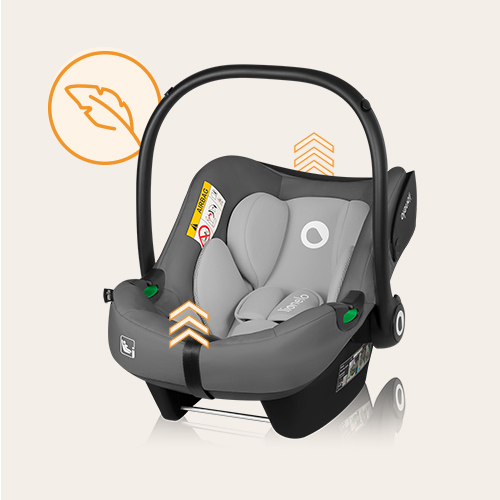Lionelo Lemmy i-Size Grey — Kindersitz