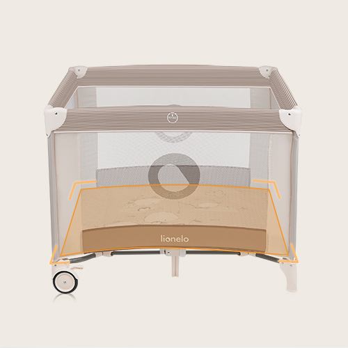 lionelo Bonnie Beige Sand — Laufgitter