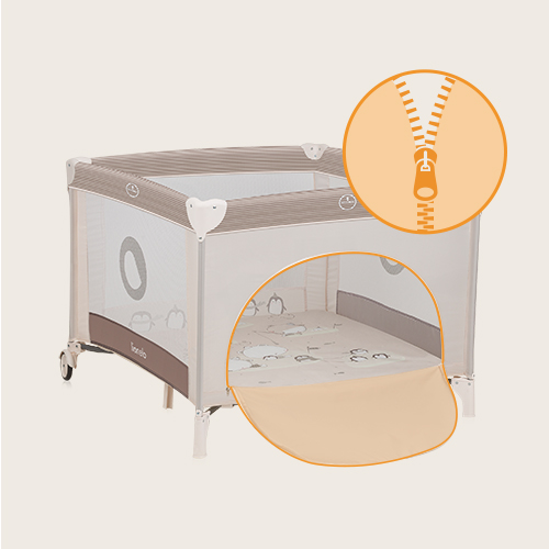 lionelo Bonnie Beige Sand — Laufgitter