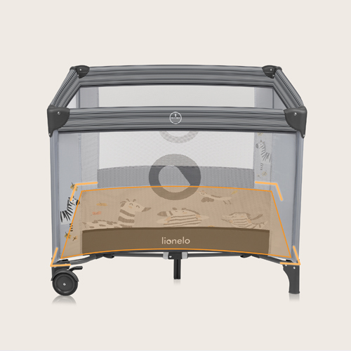 lionelo Bonnie Grey Stone — Laufgitter