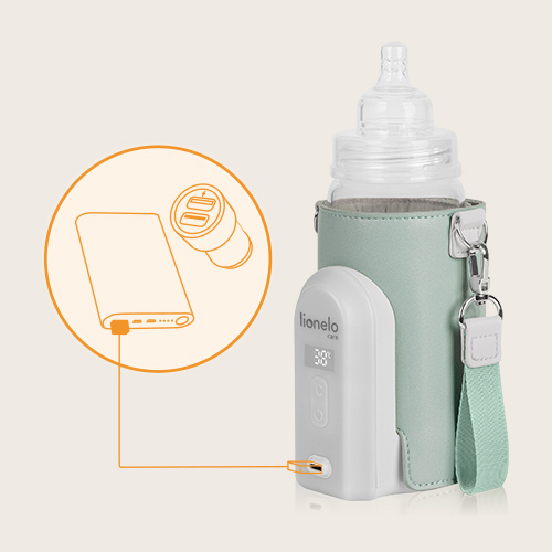 Lionelo Thermup Go Evo Green Sage — Fläschchenwärmer