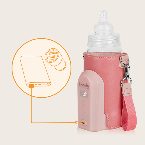 Lionelo Thermup Go Evo Coral Pink — Fläschchenwärmer