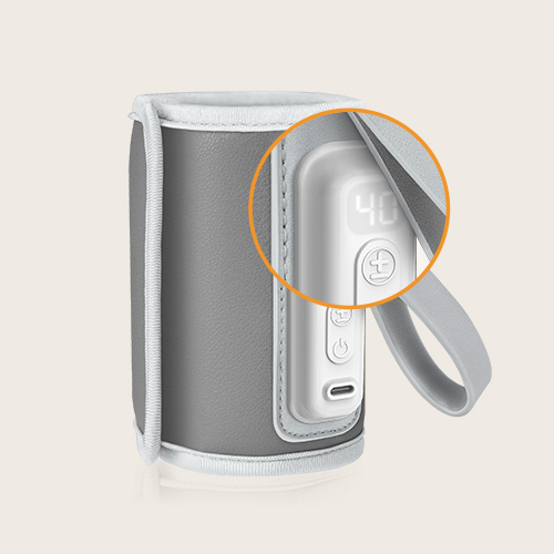 Lionelo Thermup Go Grey Silver — Fläschchenwärmer
