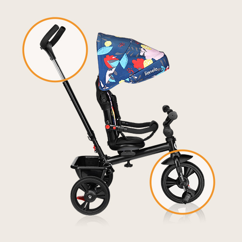 Lionelo Emma Plus Coral Pink — Buggy