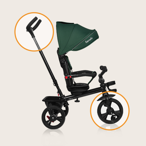 Lionelo Emma Plus Coral Pink — Buggy