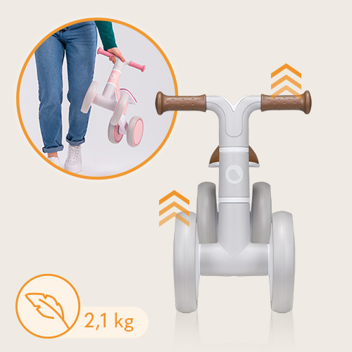 Lionelo Lilac Beige Sand – leżaczek-bujaczek