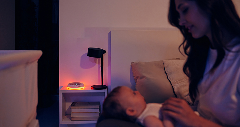 lionelo Babynap — Spieluhr mit Nachtlicht