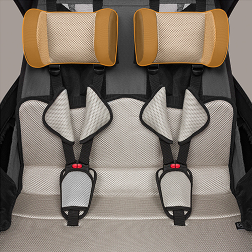 Lionelo Cama Grey Graphite — Fahrradanhänger mit Kinderwagenfunktion