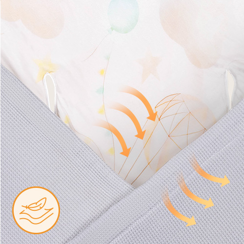 Lionelo Travel Swaddle Blanket Grey Balloon — Otulacz do fotelika