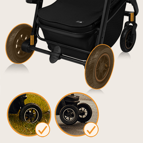 Lionelo Amber Plus 3-in-1 Beige Sand — Multifunktionskinderwagen