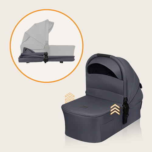 Lionelo Amber Plus 3-in-1 Grey Graphite — Multifunktionskinderwagen