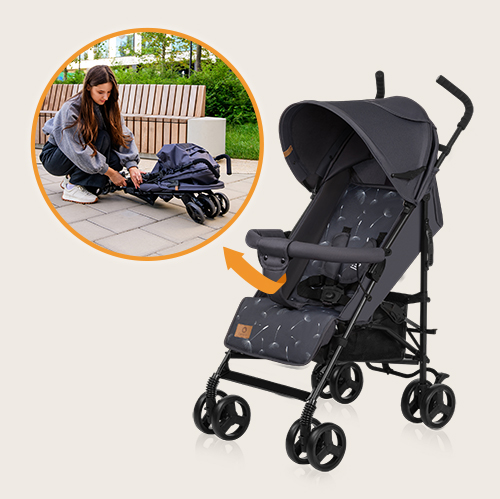 Lionelo Elia Grey White – Buggy