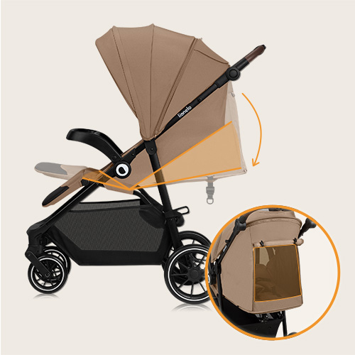Lionelo Emma One Beige Sand — Wózek spacerowy
