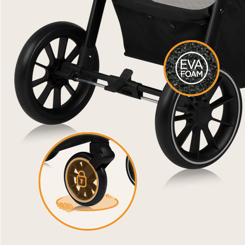 Lionelo Emma One Grey Stone — Wózek spacerowy