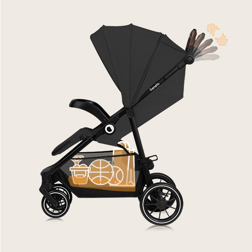 Lionelo Emma One Grey Stone — Wózek spacerowy