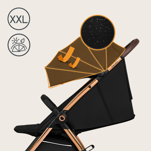 Lionelo Emma One Black Onyx — Wózek spacerowy