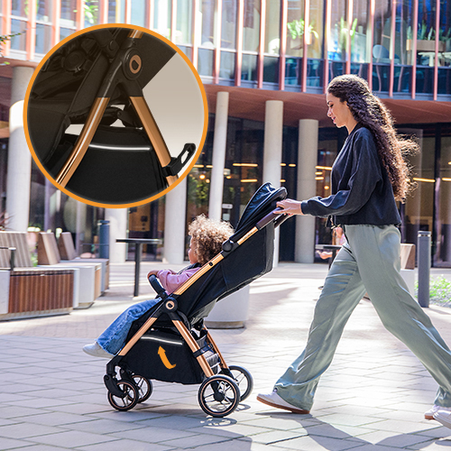 Lionelo Emma One Black Onyx — Wózek spacerowy