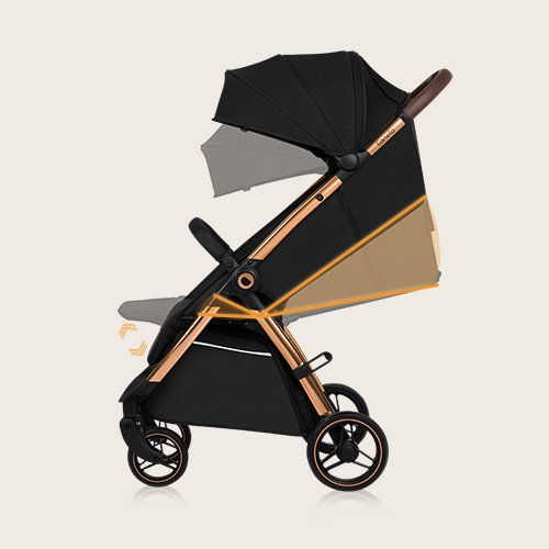 Lionelo Emma One Black Onyx — Wózek spacerowy