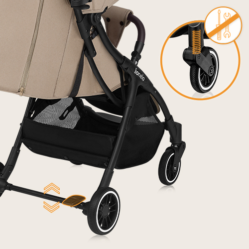 Lionelo Julie One Beige Sand — Wózek spacerowy