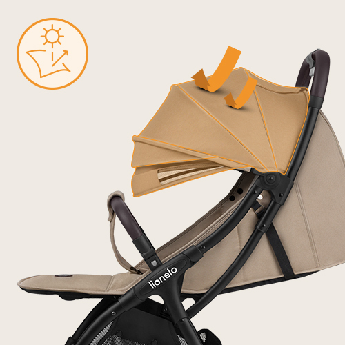 Lionelo Julie One Beige Sand — Wózek spacerowy