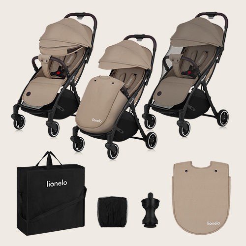 Lionelo Julie One Beige Sand — Wózek spacerowy