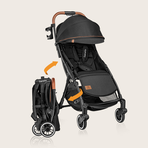 Lionelo Julie One Black — Wózek spacerowy
