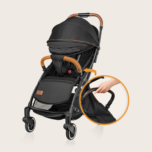 Lionelo Julie One Black — Wózek spacerowy