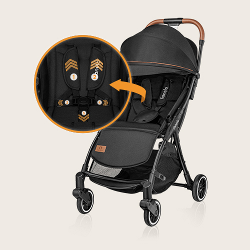 Lionelo Julie One Black — Wózek spacerowy