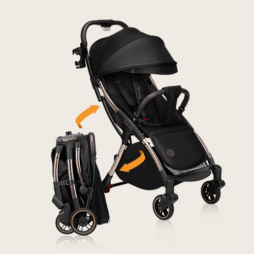 Lionelo Julie One Black Gold — Wózek spacerowy
