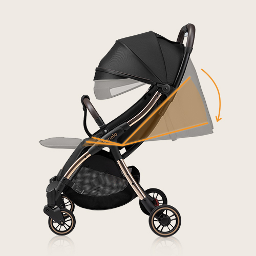 Lionelo Julie One Black Gold — Wózek spacerowy