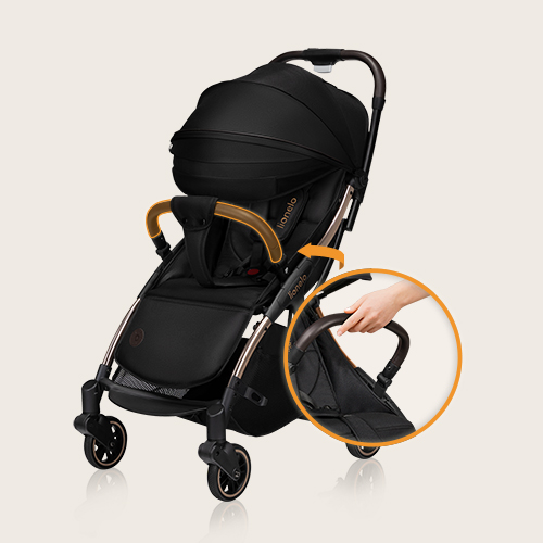 Lionelo Julie One Black Gold — Wózek spacerowy