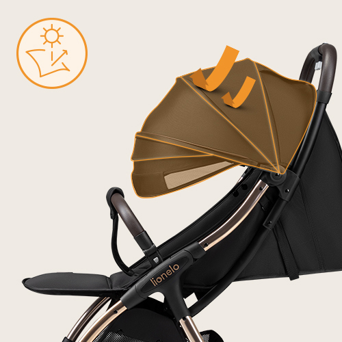 Lionelo Julie One Black Gold — Wózek spacerowy
