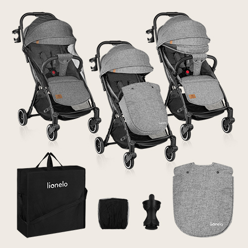 Lionelo Julie One Grey Stone — Wózek spacerowy