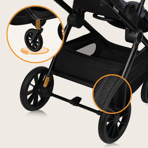 Lionelo Layla 2in1 Grey Stone — Kombikinderwagen