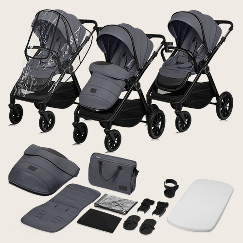 Lionelo Layla 2in1 Grey Stone — Kombikinderwagen