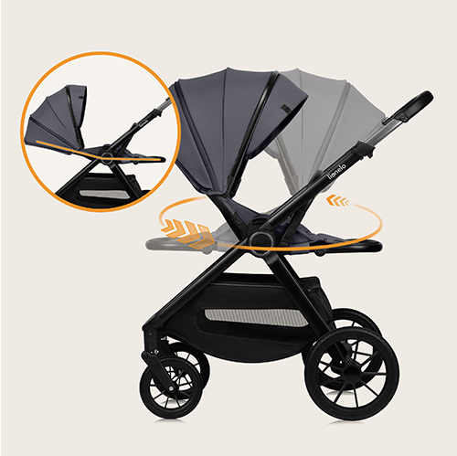 Lionelo Layla 2in1 Grey Stone — Kombikinderwagen
