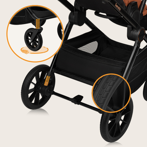 Lionelo Layla 3in1 Brown Rust — Kombikinderwagen