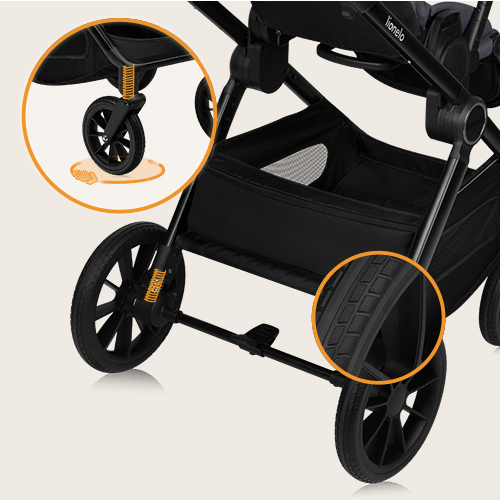 Lionelo Layla 3in1 Grey Stone — Kombikinderwagen