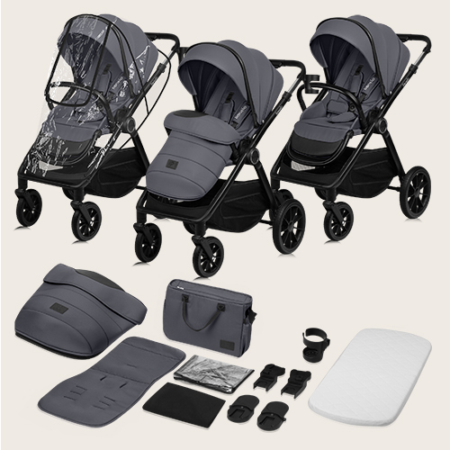 Lionelo Layla 3in1 Grey Stone — Kombikinderwagen
