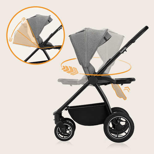 Lionelo Meril 2-in-1 - Multifunktionskinderwagen