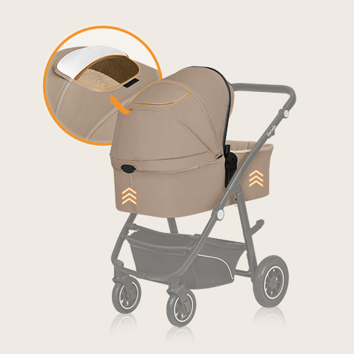 Lionelo Bianka 3in1 Beige Sand — Kombikinderwagen