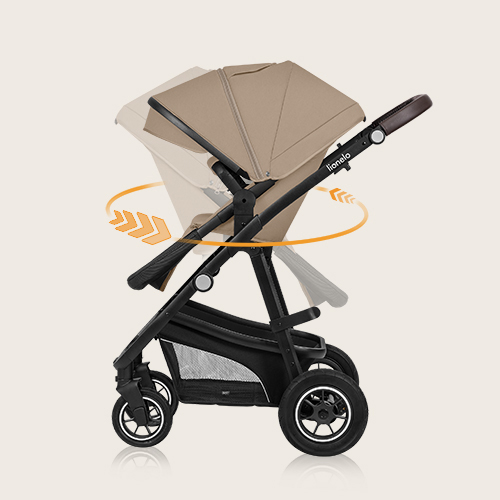 Lionelo Bianka 3in1 Beige Sand — Kombikinderwagen